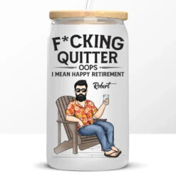 Every Day Is A Weekend - Personalized Custom Glass Cup, Iced Coffee Cup - Appreciation, Retirement Gift For Coworkers, Work Friends, Colleagues 11 Every Day Is A Weekend - Personalized Custom Glass Cup, Iced Coffee Cup - Appreciation, Retirement Gift For Coworkers, Work Friends, Colleagues -Pawfect House Store 665d25aa86bda