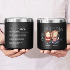 Friendship's The Wine Of Life - Bestie Personalized Custom 14oz Stainless Steel Tumbler With Handle - Gift For Best Friends, BFF, Sisters -Pawfect House Store 665d4fe910323