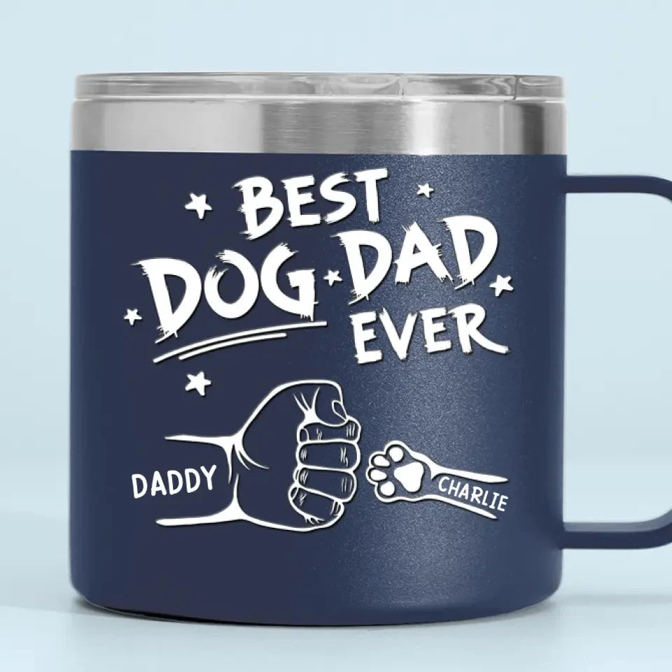 To The Most Pawsome Dad I Know - Dog & Cat Personalized Custom 14oz Stainless Steel Tumbler With Handle - Gift For Pet Owners, Pet Lovers 7 To The Most Pawsome Dad I Know - Dog & Cat Personalized Custom 14oz Stainless Steel Tumbler With Handle - Gift For Pet Owners, Pet Lovers - Image 7