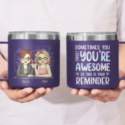 Thank You For Being My Emotional Support Bestie - Bestie Personalized Custom 14oz Stainless Steel Tumbler With Handle - Gift For Best Friends, BFF, Sisters 10 Thank You For Being My Emotional Support Bestie - Bestie Personalized Custom 14oz Stainless Steel Tumbler With Handle - Gift For Best Friends, BFF, Sisters -Pawfect House Store 665d771f07887