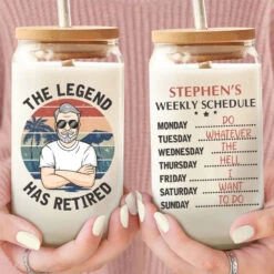 Life's Real Journey Begins At Retirement - Personalized Custom Glass Cup, Iced Coffee Cup - Appreciation, Retirement Gift For Coworkers, Work Friends, Colleagues 8 Life's Real Journey Begins At Retirement - Personalized Custom Glass Cup, Iced Coffee Cup - Appreciation, Retirement Gift For Coworkers, Work Friends, Colleagues -Pawfect House Store 665d7d4c7f8dd
