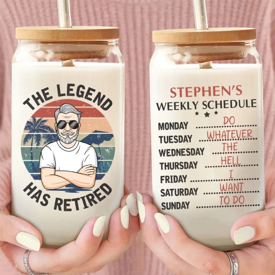 Life's Real Journey Begins At Retirement - Personalized Custom Glass Cup, Iced Coffee Cup - Appreciation, Retirement Gift For Coworkers, Work Friends, Colleagues 3 Life's Real Journey Begins At Retirement - Personalized Custom Glass Cup, Iced Coffee Cup - Appreciation, Retirement Gift For Coworkers, Work Friends, Colleagues - Image 3