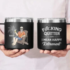 Retire From Work, But Not From Life - Personalized Custom 14oz Stainless Steel Tumbler With Handle - Appreciation, Retirement Gift For Coworkers, Work Friends, Colleagues 10 Retire From Work, But Not From Life - Personalized Custom 14oz Stainless Steel Tumbler With Handle - Appreciation, Retirement Gift For Coworkers, Work Friends, Colleagues -Pawfect House Store 665d7f1182a20