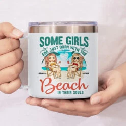 Some Girls Are Just Born With The Beach - Bestie Personalized Custom 14oz Stainless Steel Tumbler With Handle - Gift For Best Friends, BFF, Sisters 8 Some Girls Are Just Born With The Beach - Bestie Personalized Custom 14oz Stainless Steel Tumbler With Handle - Gift For Best Friends, BFF, Sisters -Pawfect House Store 665d89d184a80