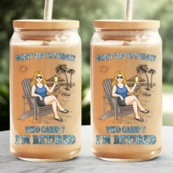A Person Who Is Happy On Monday - Personalized Custom Glass Cup, Iced Coffee Cup - Appreciation, Retirement Gift For Coworkers, Work Friends, Colleagues 8 A Person Who Is Happy On Monday - Personalized Custom Glass Cup, Iced Coffee Cup - Appreciation, Retirement Gift For Coworkers, Work Friends, Colleagues -Pawfect House Store 665e92039caae