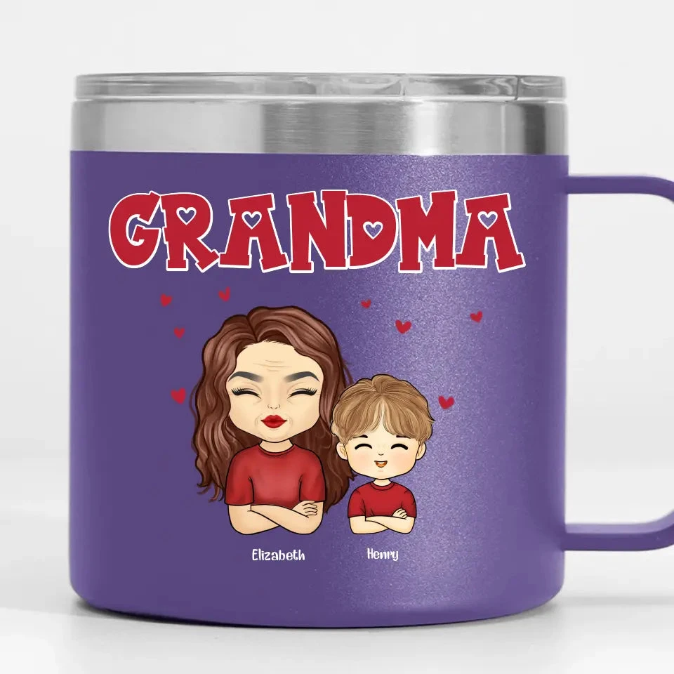 The Real Magic Wand Is The Child’s Own Mind - Family Personalized Custom 14oz Stainless Steel Tumbler With Handle - Gift For Mom, Grandma 8 The Real Magic Wand Is The Child’s Own Mind - Family Personalized Custom 14oz Stainless Steel Tumbler With Handle - Gift For Mom, Grandma - Image 8