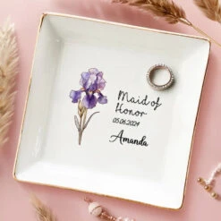 You Are My Maid Of Honor - Bestie Personalized Custom Jewelry Dish - Wedding Gift, Bridesmaid Gift For Best Friends, BFF, Sisters 7 You Are My Maid Of Honor - Bestie Personalized Custom Jewelry Dish - Wedding Gift, Bridesmaid Gift For Best Friends, BFF, Sisters -Pawfect House Store 66600ce010e82
