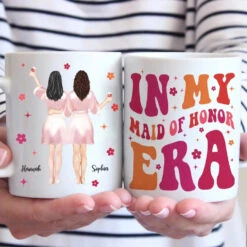 Thank You For Standing By My Side Today And Always - Bestie Personalized Custom Mug - Wedding Gift, Bridesmaid Gift For Best Friends, BFF, Sisters -Pawfect House Store 66603b2aa12ce