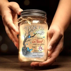 They Fly Beside Us Everyday - Memorial Personalized Custom Mason Jar Light - Sympathy Gift For Family Members 9 They Fly Beside Us Everyday - Memorial Personalized Custom Mason Jar Light - Sympathy Gift For Family Members -Pawfect House Store 6661cafbd9ca5