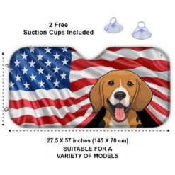 God Bless America - Dog & Cat Personalized Custom Auto Windshield Sunshade, Car Window Protector - 4th Of July, Gift For Pet Owners, Pet Lovers 6 God Bless America - Dog & Cat Personalized Custom Auto Windshield Sunshade, Car Window Protector - 4th Of July, Gift For Pet Owners, Pet Lovers -Pawfect House Store 66666d7fcd8a2
