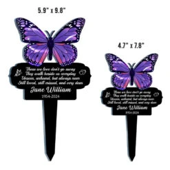 Those We Love Don't Go Away - Memorial Personalized Custom Stain Glass Style Acrylic Garden Stake - Sympathy Gift For Family Members 7 Those We Love Don't Go Away - Memorial Personalized Custom Stain Glass Style Acrylic Garden Stake - Sympathy Gift For Family Members -Pawfect House Store 6666726687154