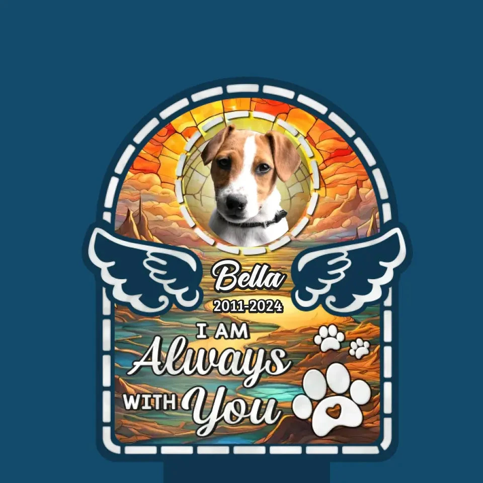 Custom Photo I Love You Forever - Memorial Personalized Custom Garden Solar Light - Sympathy Gift For Pet Owners, Pet Lovers 2 Custom Photo I Love You Forever - Memorial Personalized Custom Garden Solar Light - Sympathy Gift For Pet Owners, Pet Lovers - Image 2