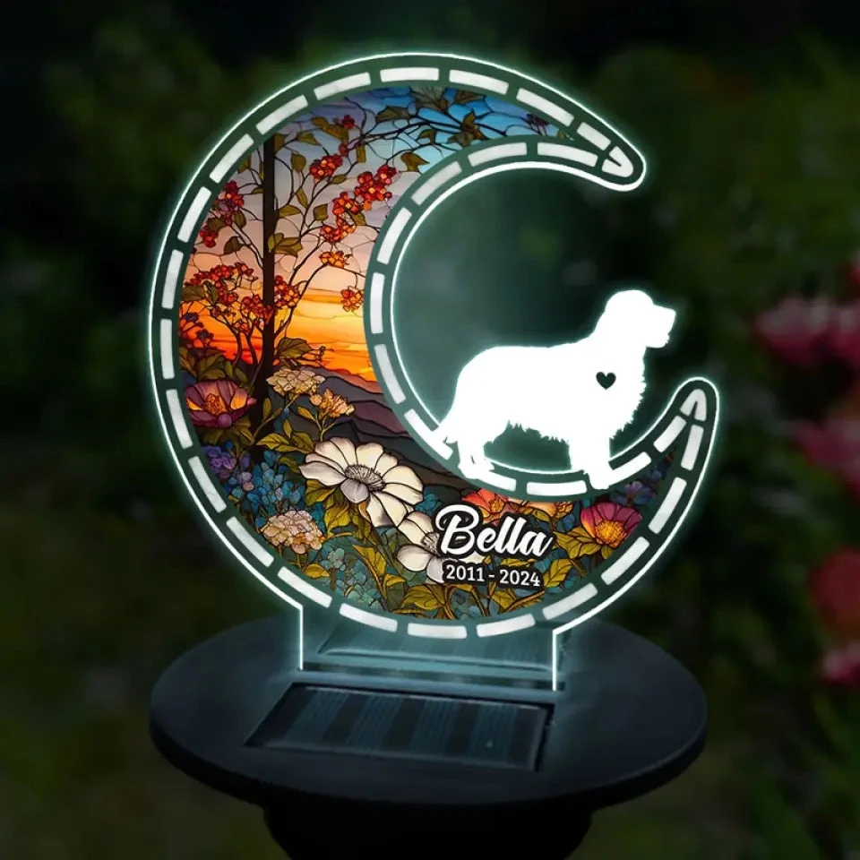 Look For You And Stay With You - Memorial Personalized Custom Garden Solar Light - Sympathy Gift For Pet Owners, Pet Lovers 1 Look For You And Stay With You - Memorial Personalized Custom Garden Solar Light - Sympathy Gift For Pet Owners, Pet Lovers