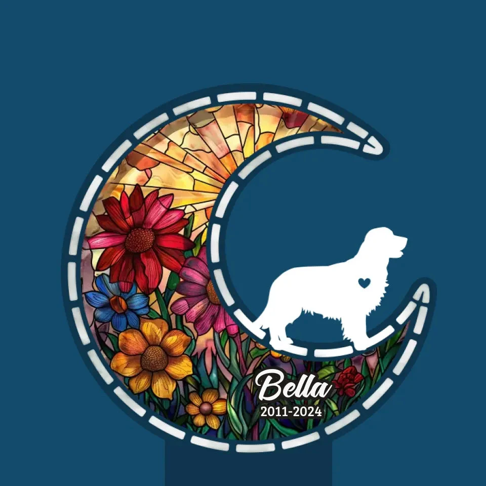 Look For You And Stay With You - Memorial Personalized Custom Garden Solar Light - Sympathy Gift For Pet Owners, Pet Lovers 2 Look For You And Stay With You - Memorial Personalized Custom Garden Solar Light - Sympathy Gift For Pet Owners, Pet Lovers - Image 2