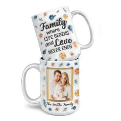 Custom Photo Family Where Love Never Ends - Family Personalized Custom 3D Inflated Effect Printed Mug - Gift For Family Members 9 Custom Photo Family Where Love Never Ends - Family Personalized Custom 3D Inflated Effect Printed Mug - Gift For Family Members -Pawfect House Store 6667d0dacd559