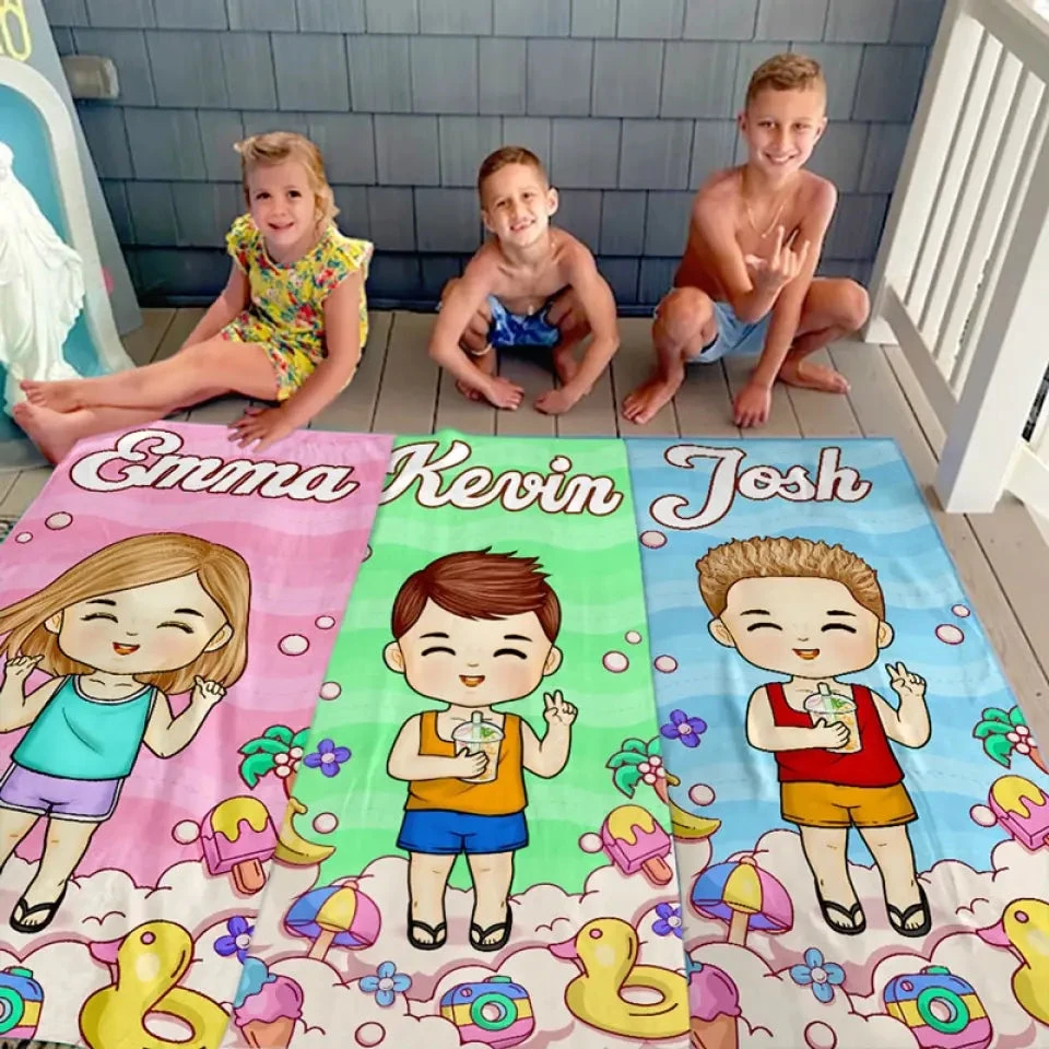 Find Your Wild During Summer Vacation - Family Personalized Custom Beach Towel - Summer Vacation Gift For Family Members 1 Find Your Wild During Summer Vacation - Family Personalized Custom Beach Towel - Summer Vacation Gift For Family Members