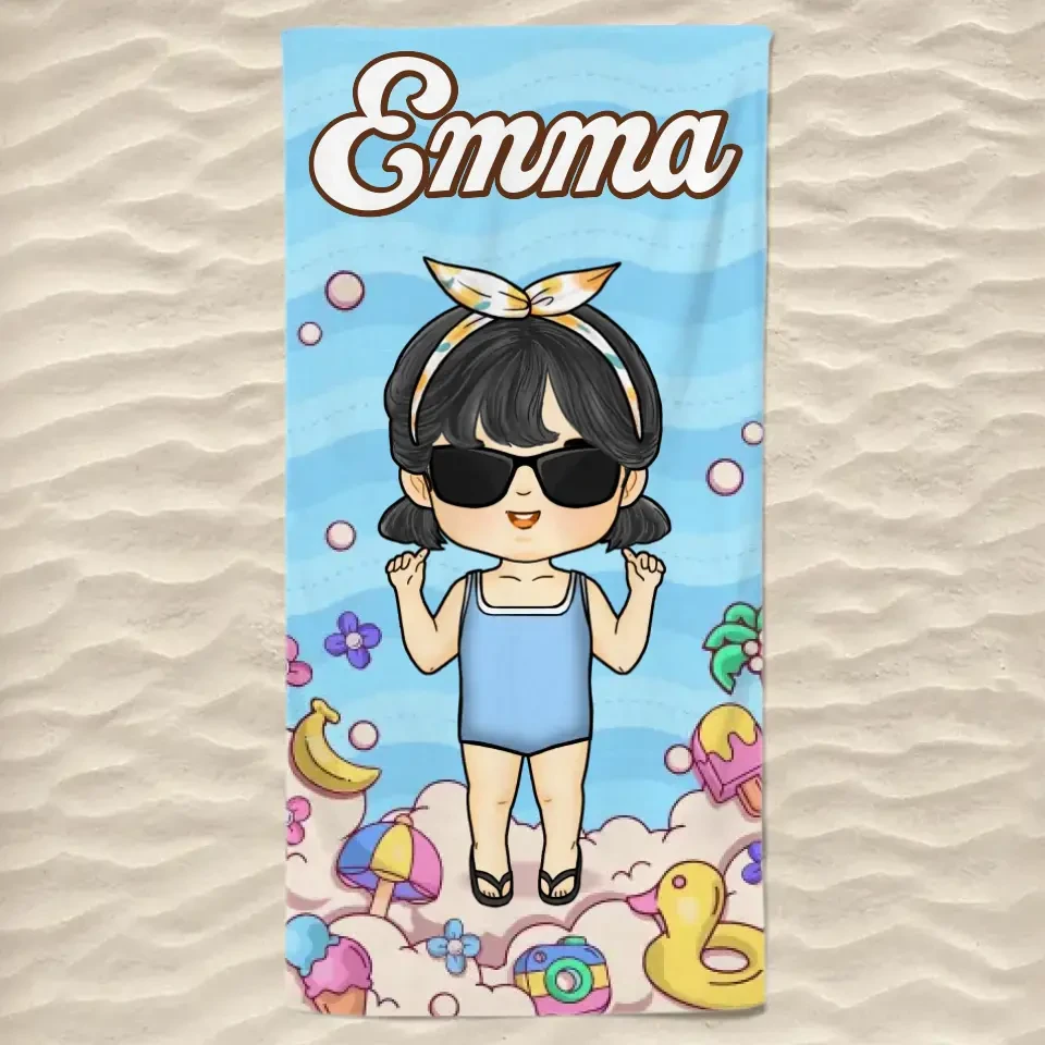 Find Your Wild During Summer Vacation - Family Personalized Custom Beach Towel - Summer Vacation Gift For Family Members 2 Find Your Wild During Summer Vacation - Family Personalized Custom Beach Towel - Summer Vacation Gift For Family Members - Image 2