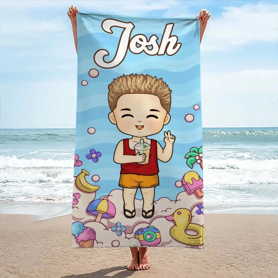 Find Your Wild During Summer Vacation - Family Personalized Custom Beach Towel - Summer Vacation Gift For Family Members 3 Find Your Wild During Summer Vacation - Family Personalized Custom Beach Towel - Summer Vacation Gift For Family Members - Image 3