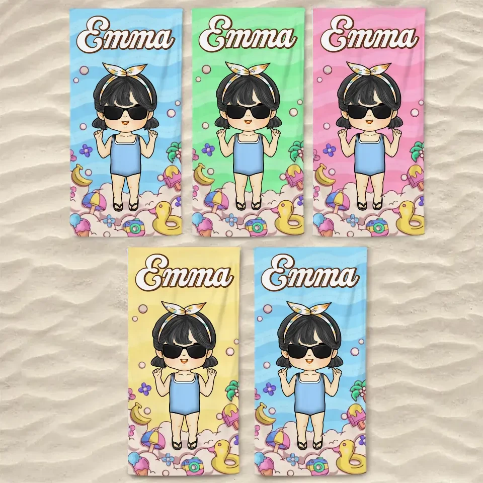 Find Your Wild During Summer Vacation - Family Personalized Custom Beach Towel - Summer Vacation Gift For Family Members 8 Find Your Wild During Summer Vacation - Family Personalized Custom Beach Towel - Summer Vacation Gift For Family Members - Image 8