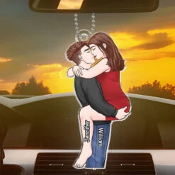 Favorite Person, Favorite Place - Couple Personalized Custom Car Ornament - Acrylic Custom Shaped - Gift For Husband Wife, Anniversary 5 Favorite Person, Favorite Place - Couple Personalized Custom Car Ornament - Acrylic Custom Shaped - Gift For Husband Wife, Anniversary -Pawfect House Store 66693d0b9bfe1