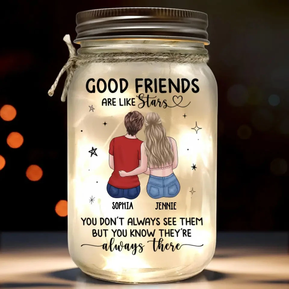 I Love The Memories That We Share Together - Bestie Personalized Custom Mason Jar Light - Gift For Best Friends, BFF, Sisters 2 I Love The Memories That We Share Together - Bestie Personalized Custom Mason Jar Light - Gift For Best Friends, BFF, Sisters - Image 2