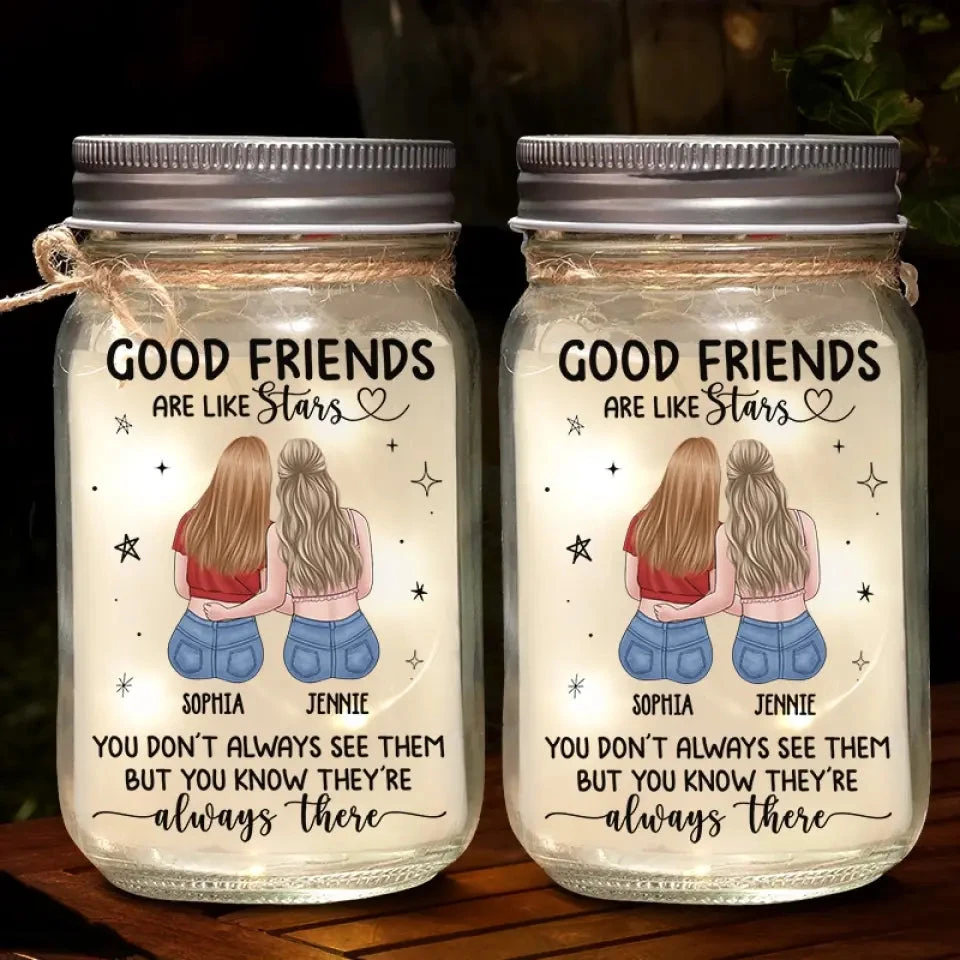 I Love The Memories That We Share Together - Bestie Personalized Custom Mason Jar Light - Gift For Best Friends, BFF, Sisters 3 I Love The Memories That We Share Together - Bestie Personalized Custom Mason Jar Light - Gift For Best Friends, BFF, Sisters - Image 3