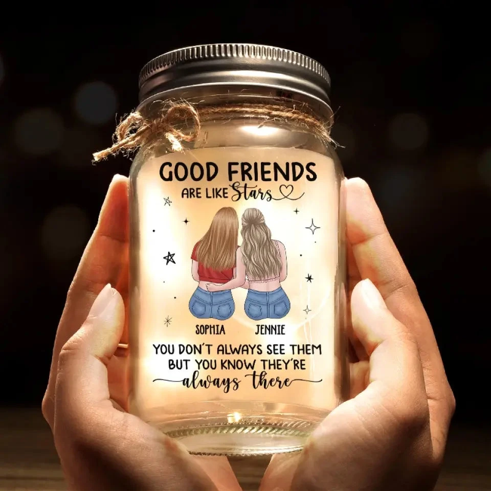 I Love The Memories That We Share Together - Bestie Personalized Custom Mason Jar Light - Gift For Best Friends, BFF, Sisters 6 I Love The Memories That We Share Together - Bestie Personalized Custom Mason Jar Light - Gift For Best Friends, BFF, Sisters - Image 6