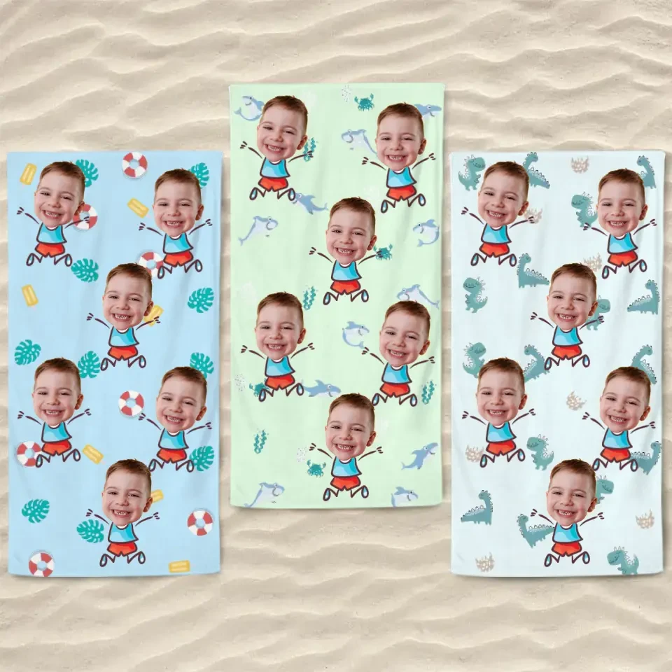 Custom Photo Pack Your Bags With Snacks And Smiles- Family Personalized Custom Beach Towel - Summer Vacation Gift For Family Members 6 Custom Photo Pack Your Bags With Snacks And Smiles- Family Personalized Custom Beach Towel - Summer Vacation Gift For Family Members - Image 6