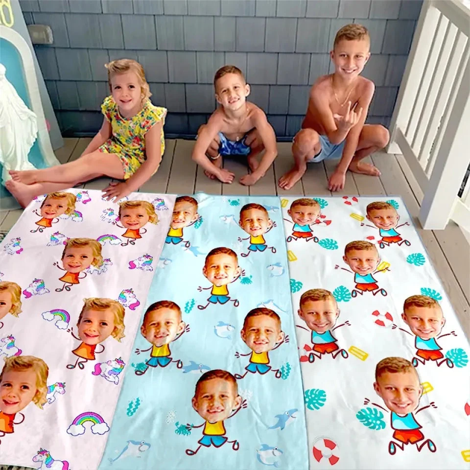 Custom Photo Pack Your Bags With Snacks And Smiles- Family Personalized Custom Beach Towel - Summer Vacation Gift For Family Members 1 Custom Photo Pack Your Bags With Snacks And Smiles- Family Personalized Custom Beach Towel - Summer Vacation Gift For Family Members