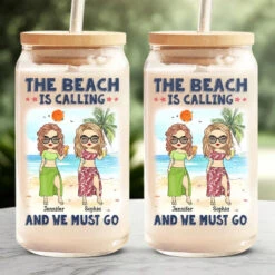 Friends Who Travel Together, Stay Together - Bestie Personalized Custom Glass Cup, Iced Coffee Cup - Summer Vacation Gift For Best Friends, BFF, Sisters 8 Friends Who Travel Together, Stay Together - Bestie Personalized Custom Glass Cup, Iced Coffee Cup - Summer Vacation Gift For Best Friends, BFF, Sisters -Pawfect House Store 666a68051c728