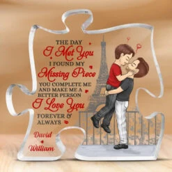 You Will Forever Be My Always - Couple Personalized Custom Puzzle Shaped Acrylic Plaque - Gift For Husband Wife, Anniversary, LGBTQ+ 5 You Will Forever Be My Always - Couple Personalized Custom Puzzle Shaped Acrylic Plaque - Gift For Husband Wife, Anniversary, LGBTQ+ -Pawfect House Store 666a7c5db8e19
