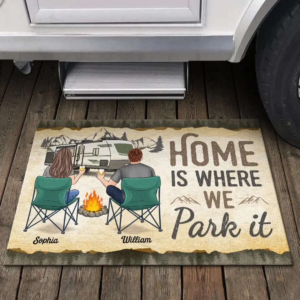 Drive Slow Drunk Campers Matter - Camping Personalized Custom Home Decor Decorative Mat - House Warming Gift For Husband Wife, Camping Lovers 1 Drive Slow Drunk Campers Matter - Camping Personalized Custom Home Decor Decorative Mat - House Warming Gift For Husband Wife, Camping Lovers