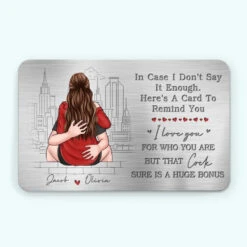 Never Enough To Say I Love You - Couple Personalized Custom Aluminum Wallet Card - Gift For Husband Wife, Anniversary 5 Never Enough To Say I Love You - Couple Personalized Custom Aluminum Wallet Card - Gift For Husband Wife, Anniversary -Pawfect House Store 666ffaf39de44