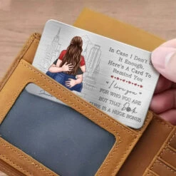 Never Enough To Say I Love You - Couple Personalized Custom Aluminum Wallet Card - Gift For Husband Wife, Anniversary 6 Never Enough To Say I Love You - Couple Personalized Custom Aluminum Wallet Card - Gift For Husband Wife, Anniversary -Pawfect House Store 666ffaf4556bc