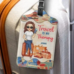 I Haven't Been Everywhere But It's On My List - Travel Personalized Custom Luggage Tag - Holiday Vacation Gift, Gift For Adventure Travel Lovers -Pawfect House Store 66710170da98d