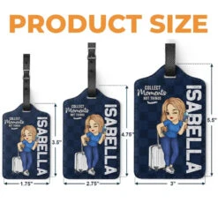 Travel Is My Therapy, Confirmed - Travel Personalized Custom Luggage Tag - Holiday Vacation Gift, Gift For Adventure Travel Lovers -Pawfect House Store 66711535165a1