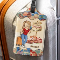 To Travel Is To Live - Travel Personalized Custom Luggage Tag - Holiday Vacation Gift, Gift For Adventure Travel Lovers 7 To Travel Is To Live - Travel Personalized Custom Luggage Tag - Holiday Vacation Gift, Gift For Adventure Travel Lovers -Pawfect House Store 6671436a9dbf6