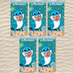 Custom Photo Baby Shark - Family Personalized Custom Beach Towel - Summer Vacation Gift, Birthday Pool Party Gift For Family Members 15 Custom Photo Baby Shark - Family Personalized Custom Beach Towel - Summer Vacation Gift, Birthday Pool Party Gift For Family Members -Pawfect House Store 66714c1f4172c