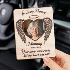 Custom Photo Your Wings Were Ready But My Heart Was Not - Memorial Personalized Custom Car Visor Clip - Sympathy Gift For Family Members 6 Custom Photo Your Wings Were Ready But My Heart Was Not - Memorial Personalized Custom Car Visor Clip - Sympathy Gift For Family Members -Pawfect House Store 66725aceb260f