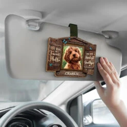 Custom Photo You Were My Favorite Hello - Memorial Personalized Custom Car Visor Clip - Sympathy Gift For Pet Owners, Pet Lovers -Pawfect House Store 66725d89a28ad