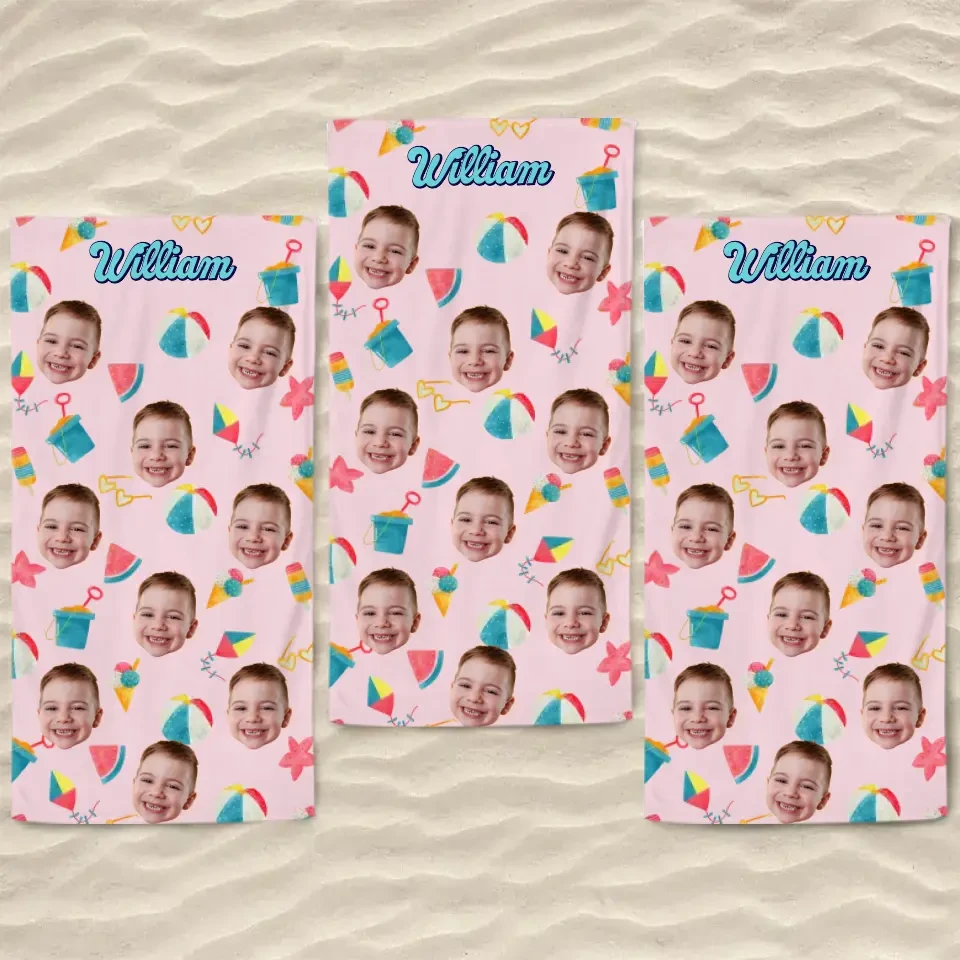 Custom Photo This Summer Is Special And Unforgettable - Family Personalized Custom Beach Towel - Summer Vacation Gift For Family Members 6 Custom Photo This Summer Is Special And Unforgettable - Family Personalized Custom Beach Towel - Summer Vacation Gift For Family Members - Image 6