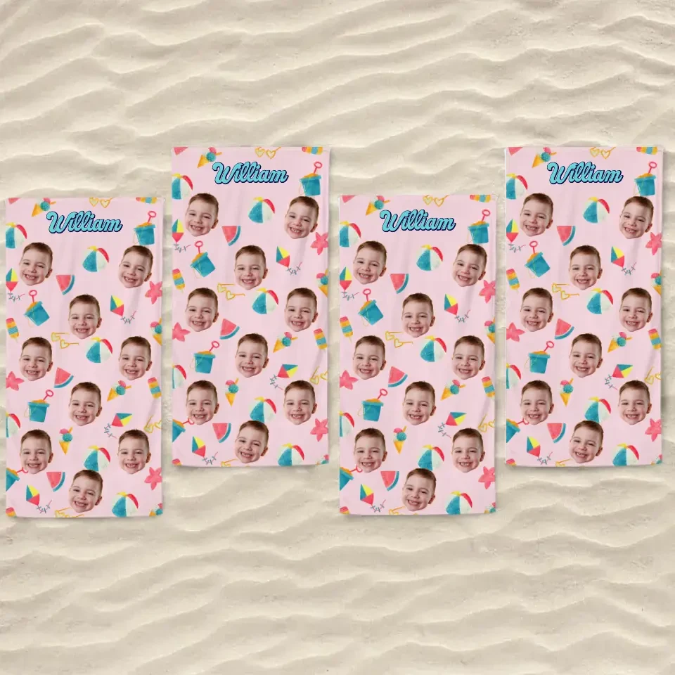 Custom Photo This Summer Is Special And Unforgettable - Family Personalized Custom Beach Towel - Summer Vacation Gift For Family Members 7 Custom Photo This Summer Is Special And Unforgettable - Family Personalized Custom Beach Towel - Summer Vacation Gift For Family Members - Image 7