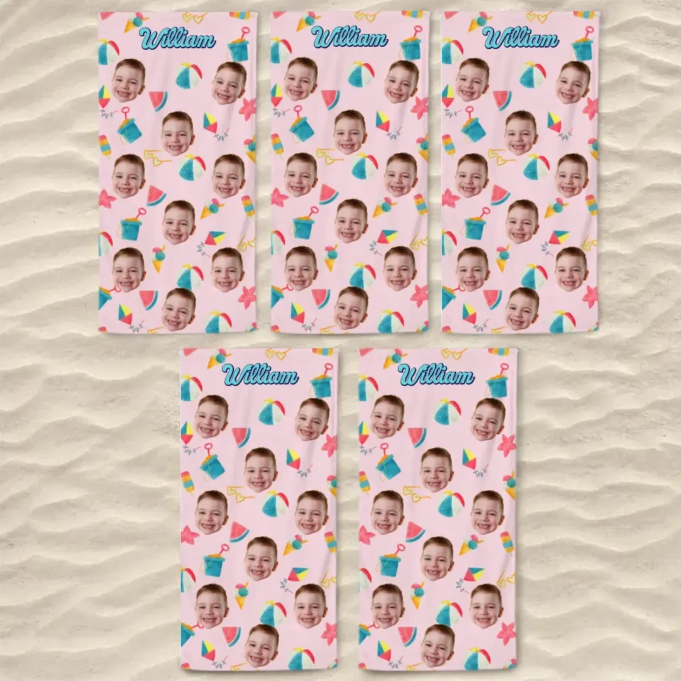 Custom Photo This Summer Is Special And Unforgettable - Family Personalized Custom Beach Towel - Summer Vacation Gift For Family Members 8 Custom Photo This Summer Is Special And Unforgettable - Family Personalized Custom Beach Towel - Summer Vacation Gift For Family Members - Image 8