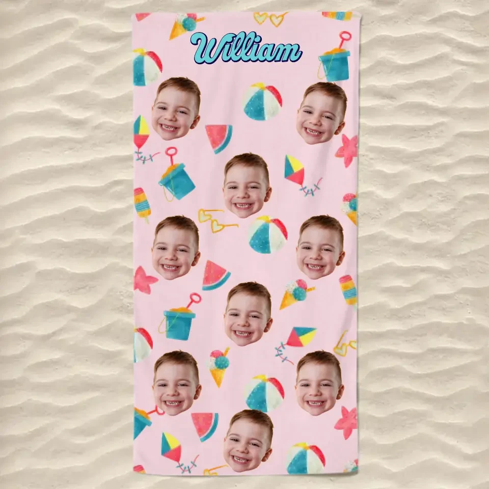 Custom Photo This Summer Is Special And Unforgettable - Family Personalized Custom Beach Towel - Summer Vacation Gift For Family Members 2 Custom Photo This Summer Is Special And Unforgettable - Family Personalized Custom Beach Towel - Summer Vacation Gift For Family Members - Image 2