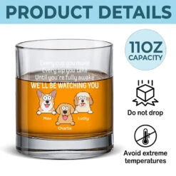 I'll Be Watching You - Dog Personalized Custom Whiskey Glass - Gift For Pet Owners, Pet Lovers 9 I'll Be Watching You - Dog Personalized Custom Whiskey Glass - Gift For Pet Owners, Pet Lovers -Pawfect House Store 6672a0263fe87