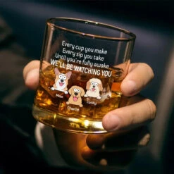 I'll Be Watching You - Dog Personalized Custom Whiskey Glass - Gift For Pet Owners, Pet Lovers 7 I'll Be Watching You - Dog Personalized Custom Whiskey Glass - Gift For Pet Owners, Pet Lovers -Pawfect House Store 6672a44981590
