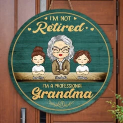 I'm A Professional Grandma - Family Personalized Custom Shaped Home Decor Wood Sign - House Warming Gift For Grandma 7 I'm A Professional Grandma - Family Personalized Custom Shaped Home Decor Wood Sign - House Warming Gift For Grandma -Pawfect House Store 6672b5078e6df