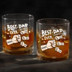 Dads Are The True Superheroes - Family Personalized Custom Whiskey Glass - Gift For Dad, Grandpa 8 Dads Are The True Superheroes - Family Personalized Custom Whiskey Glass - Gift For Dad, Grandpa -Pawfect House Store 6673f916f005f