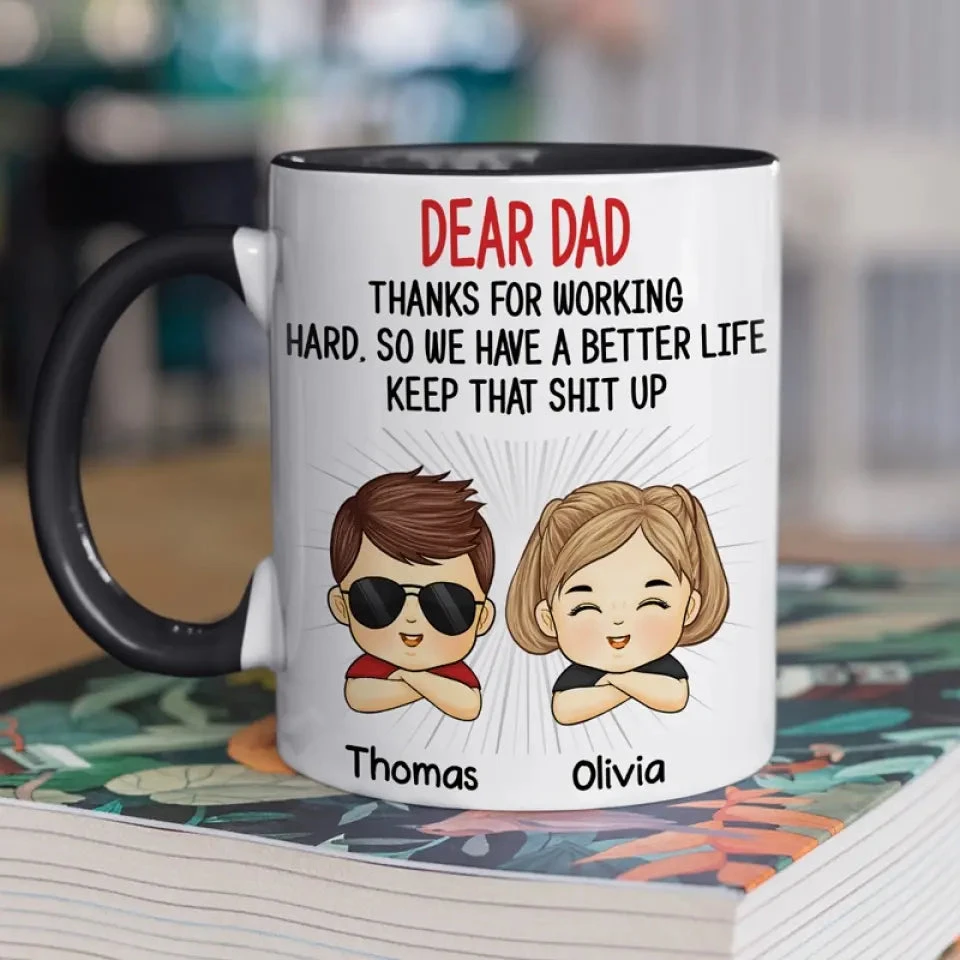 I’m Truly Blessed To Have Such Wonderful Parents - Family Personalized Custom Accent Mug - Gift For Family Members 1 I’m Truly Blessed To Have Such Wonderful Parents - Family Personalized Custom Accent Mug - Gift For Family Members