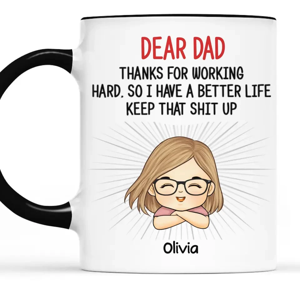 I’m Truly Blessed To Have Such Wonderful Parents - Family Personalized Custom Accent Mug - Gift For Family Members 2 I’m Truly Blessed To Have Such Wonderful Parents - Family Personalized Custom Accent Mug - Gift For Family Members - Image 2